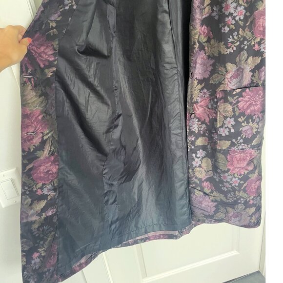 Oversized Floral Blazer Coat - Picture 7 of 8